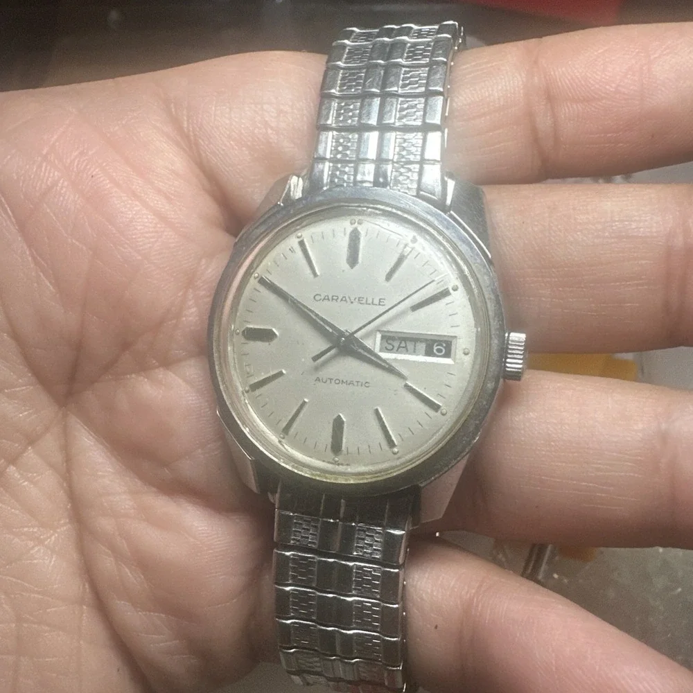 Works Vintage 1969 Caravelle M9 Automatic Men's‎ watch 11 OKAC Swiss 34mm Fit 8